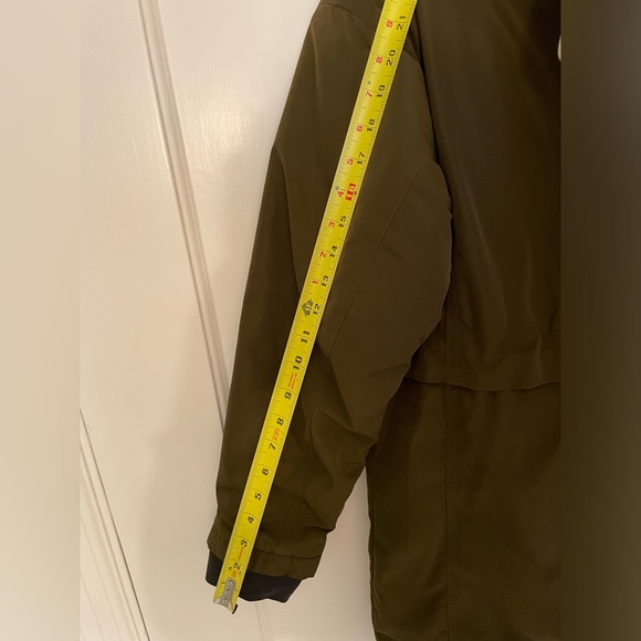 Athleta Vortex reversible down parka quilted jacket green, size XS - Picture 11 of 16